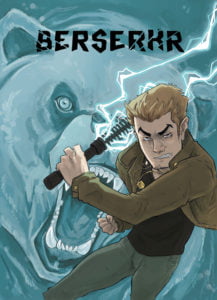 La copertina di Berserkr-Fumetto realizzata da Lucrezia Galliero.