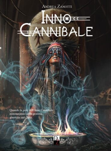 La copertina di Inno cannibale, realizzata da Livia De Simone.