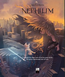 La copertina del cofanetto Nephilim, realizzata da Candida Corsi.