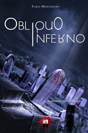 Copertina di Obliquo inferno, realizzata da Fabio Monteduro.
