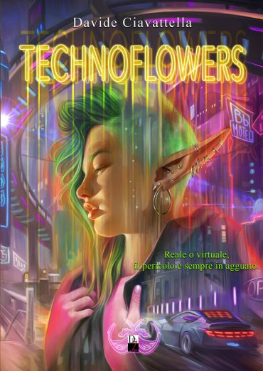 La copertina di Technoflowers, realizzata da Antonello Venditti.
