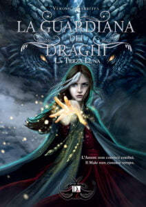 La copertina de La guardiana dei draghi - La terza luna realizzata da Livia De Simone.